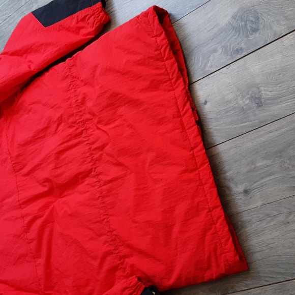 Vintage Marlboro red & black duck down coat adult size large - Picture 14 of 16